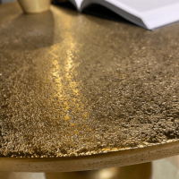 Ronde salontafel Amara - ø45 cm - antiek goud