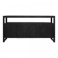 Dressoir Boaz - 175 cm - zwart