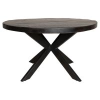 Ronde eettafel Denver - ø120 cm - zwart