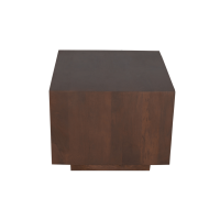 Livia vierkante salontafel - 56 cm - walnoot