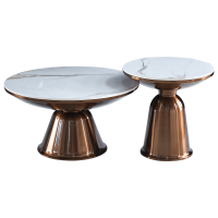 Salontafel Alix set van 2 - brons