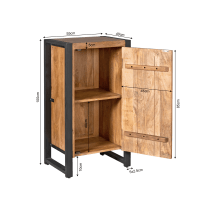 Starfurn Halkast Boaz 1 deur - naturel