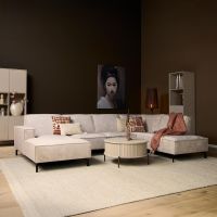 Starfurn MySofa Floris Lounge L 2,5-zitsbank Divan rechts - torre beige