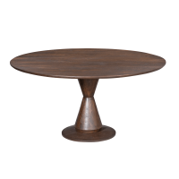 Eettafel Lima rond 130 cm - bruin