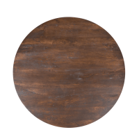 Eettafel Lima rond 130 cm - bruin