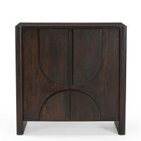 Wandkast Zana 80 cm - donkerbruin