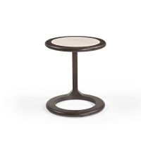 Bijzettafel Vinn rond set van 2 - beige