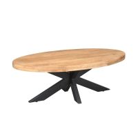 Starfurn Salontafel Dakota ovaal 130 cm - naturel