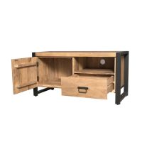 Starfurn Tv meubel Britt met deur en open vak 110 cm - naturel