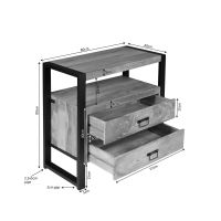 Starfurn Ladenkast Britt 80 cm - naturel