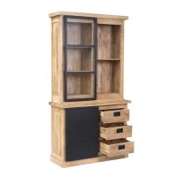 Starfurn Vitrinekast Noa 120 cm - naturel