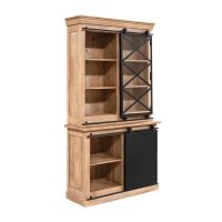 Starfurn Vitrinekast Fresno 120 cm - naturel