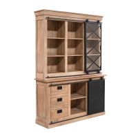 Starfurn Vitrinekast Fresno 160 cm - naturel