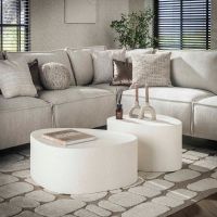 Fraaai Staci salontafel set van 2 - marmer composiet