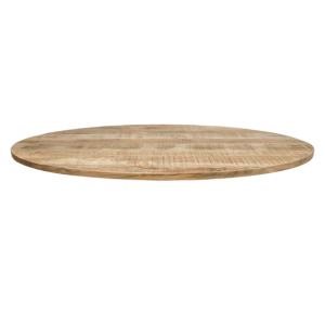 Rodna ovaal tafelblad 180x100x4 mangohout naturel van het woonmerk HSM Collection