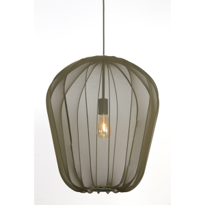 Plumeria hanglamp Ø50x60 cm donkergroen van het woonmerk Light & Living