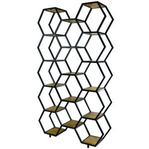 Open Wandkast Hexagon 