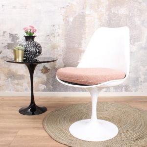 Tulip stoel - eetkamerstoel - draaibaar - kunststof - Designstoel4u - Tulp eetkamerstoel - met zitkussen