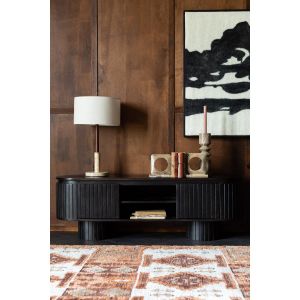 Dutchbone Kenji tv-meubel mangohout - zwart