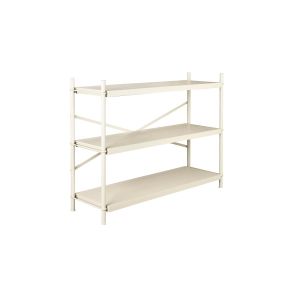 Iron wandkast laag - beige