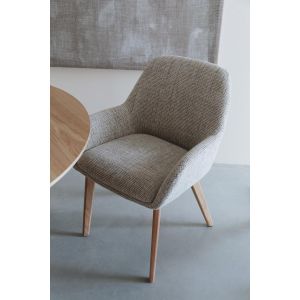 Callie eetkamerstoel poot hout