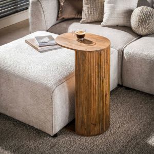 Fraaai Sedona bijzettafel massief mangohout - zand