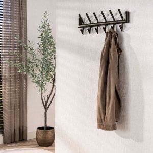 Fraaai Forest kapstok 2x6 haken - bruin