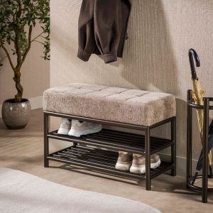 Fraaai Felice schoenenbank 85 cm - bruin