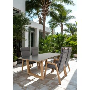 Espinar tuintafel 200x90 cm - grijs