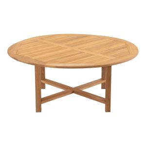 Teak eettafel Ø120x75 cm - bruin