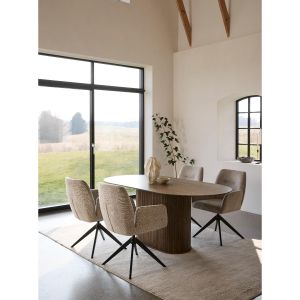 Kelly ovale eettafel 95x180 cm