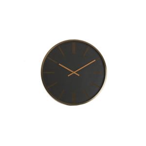 Emporio klok Ø40 cm - zwart/goud