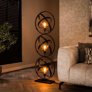Lula vloerlamp 3L galaxy - artic zwart
