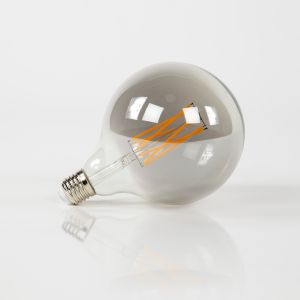 LED lamp gloeidraad bol 12.5 cm E27 grijs