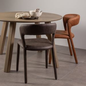 Noble eetkamerstoel leerlook