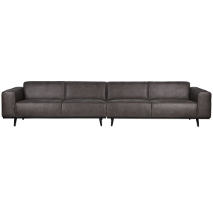 Statement xl 4-zits bank 372 cm ecoleer - donkergrijs