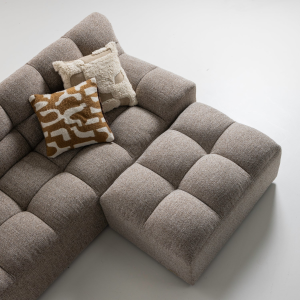 Allure hocker geweven stof