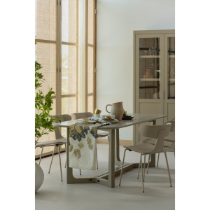 Ferion eettafel 240x90 cm mangohout - mud