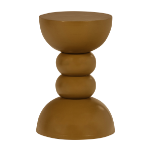 Woood Miel bijzettafel mangohout - honinggeel