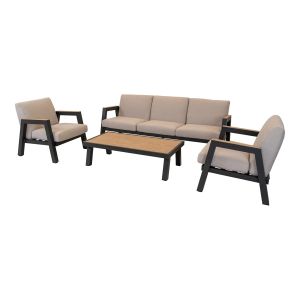 Manu loungeset - matt antraciet