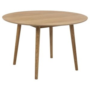 Nøra Elvira ronde eettafel Ø120x75 cm | gelakt eikenhout - naturel