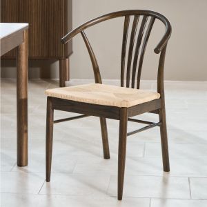 Nøra Kira armstoel | oak onderstel | paper plaits