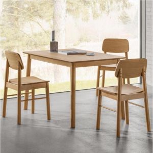 Nøra Elin eetkamerstoel | naturel oak onderstel | matt oak - naturel