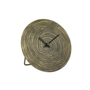 Alocil klok Ø20 cm - antiek brons swirl