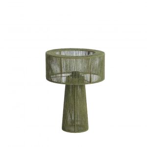 Selva tafellamp Ø29,5x40 cm - jute groen
