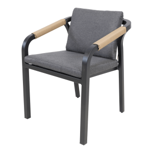 Rimini terrasstoel grijs van het woonmerk Les