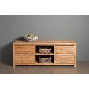 Tower Living Corona tv-meubel - 160 cm - bruin