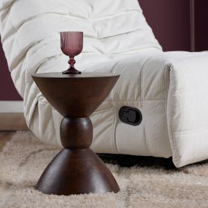 Starfurn Bijzettafel Ron rond - bruin