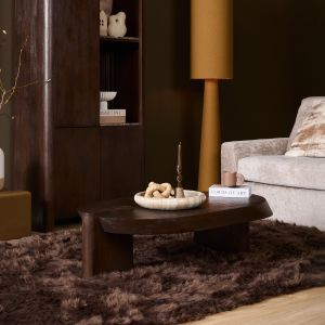 Starfurn Salontafel Rava 125 cm - donkerbruin