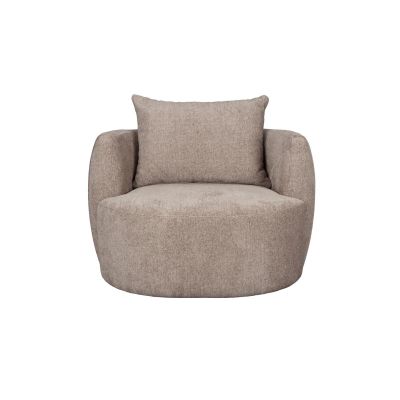Dutchbone Rocca fauteuil - cappuccino - beige